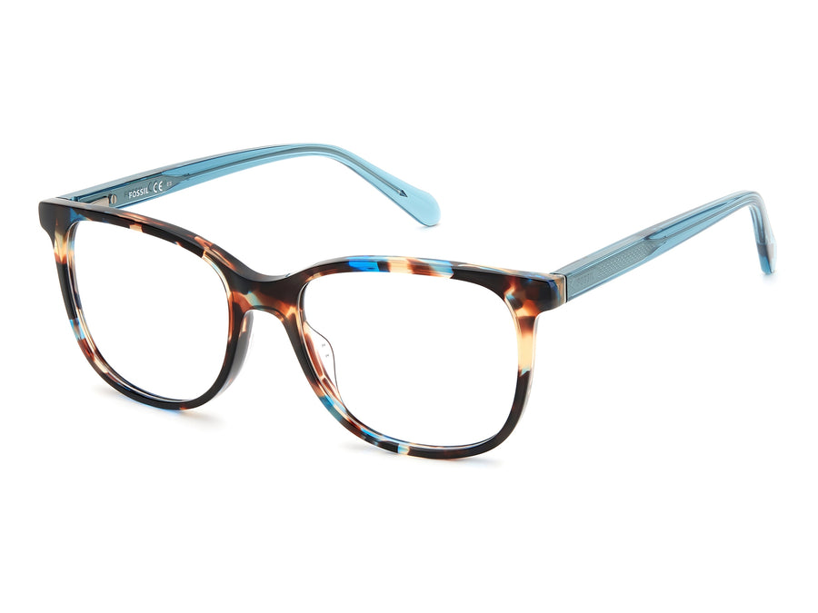 Fossil  Square Frame - FOS 7140 Teal Havana