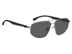 Boss Aviator Sunglasses - BOSS 1468/F/S MATTE DARK RUTHENIUM