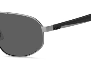 Boss Aviator Sunglasses - BOSS 1468/F/S MATTE DARK RUTHENIUM