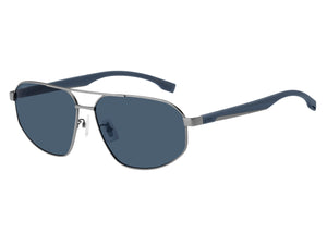 Boss Aviator Sunglasses - BOSS 1468/F/S MATTE RUTHENIUM