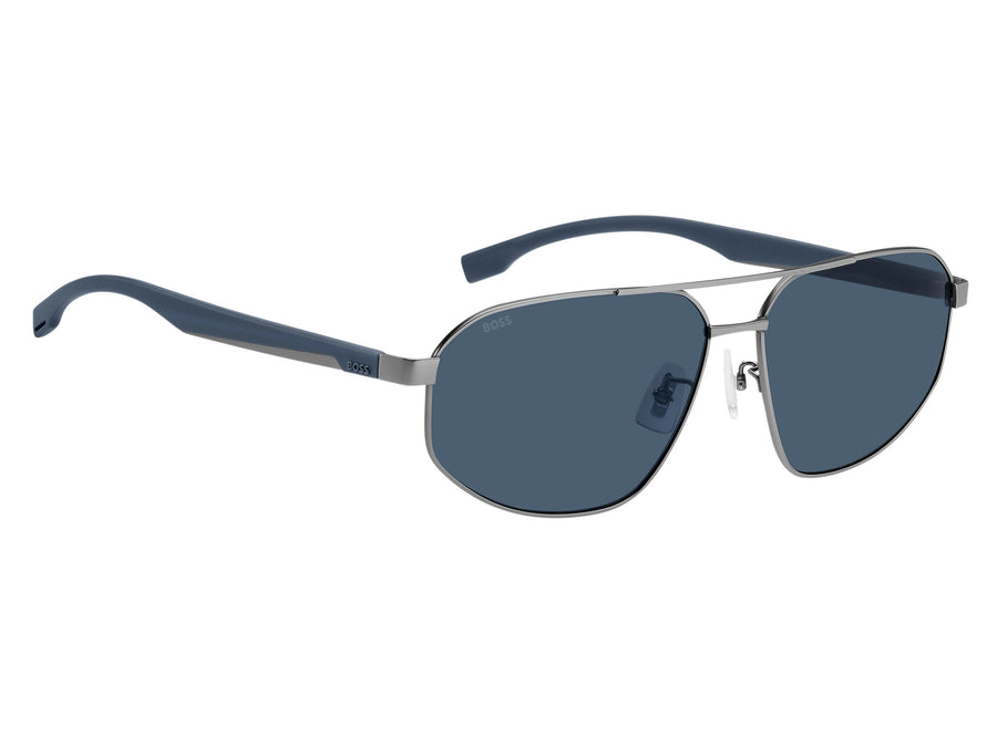 Boss Aviator Sunglasses - BOSS 1468/F/S MATTE RUTHENIUM