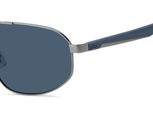 Boss Aviator Sunglasses - BOSS 1468/F/S MATTE RUTHENIUM