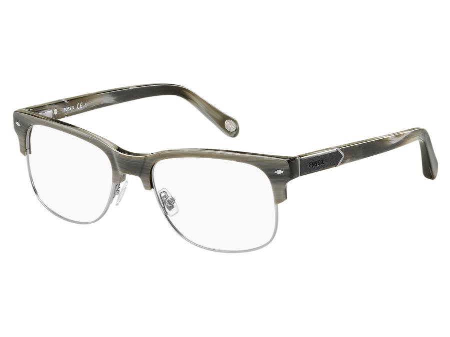 Fossil  Square Frame - FOS 6076 Grey Horn Ruthenium