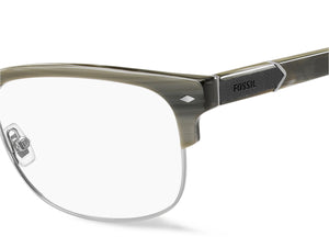 Fossil  Square Frame - FOS 6076 Grey Horn Ruthenium