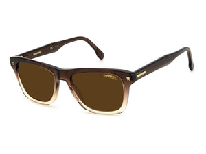 Carrera Square Sunglasses - CARRERA 266/S Brown Shaded Beige