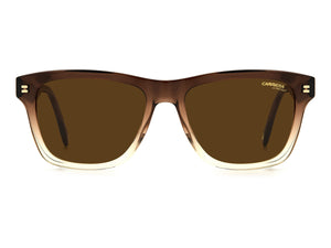 Carrera Square Sunglasses - CARRERA 266/S Brown Shaded Beige