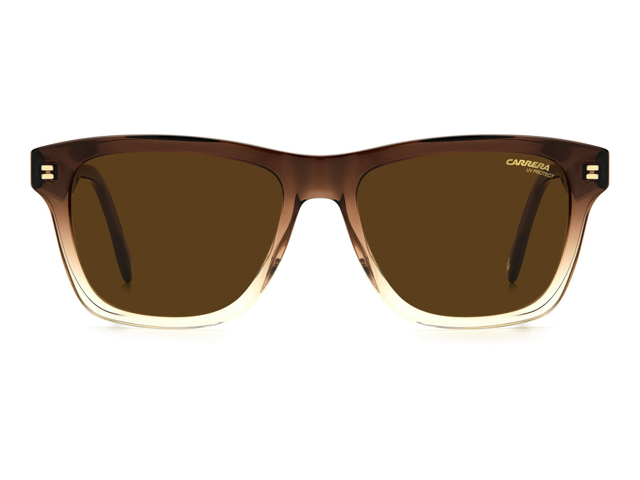 Carrera Square Sunglasses - CARRERA 266/S Brown Shaded Beige