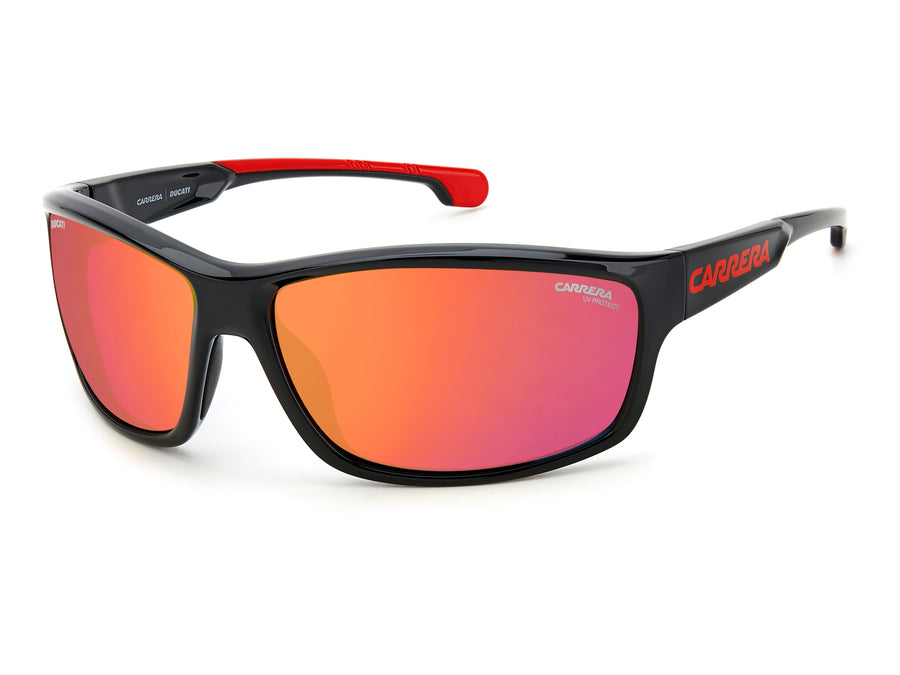 Carrera Square Sunglasses - CARDUC 002/S Red Black