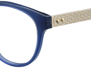 Jimmy Choo  Round Frame - JC159 Blue Gold