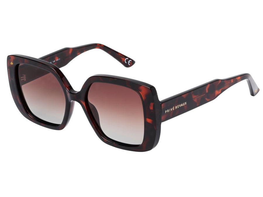 Prive Revaux Square Sunglasses - SO FAMOUS/S Havana