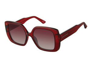 Prive Revaux Square Sunglasses - SO FAMOUS/S Burgundy