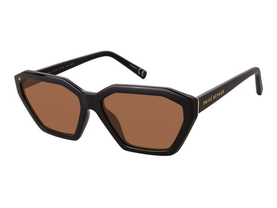 Prive Revaux Round Sunglasses - GEORGIA/S Black