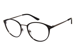 Prive Revaux  Round Frames - MIDTOWNER Black Dark Ruthenium