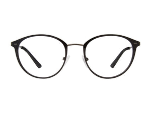 Prive Revaux  Round Frames - MIDTOWNER Black Dark Ruthenium