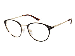 Prive Revaux  Round Frames - MIDTOWNER Brown Gold