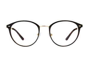 Prive Revaux  Round Frames - MIDTOWNER Brown Gold