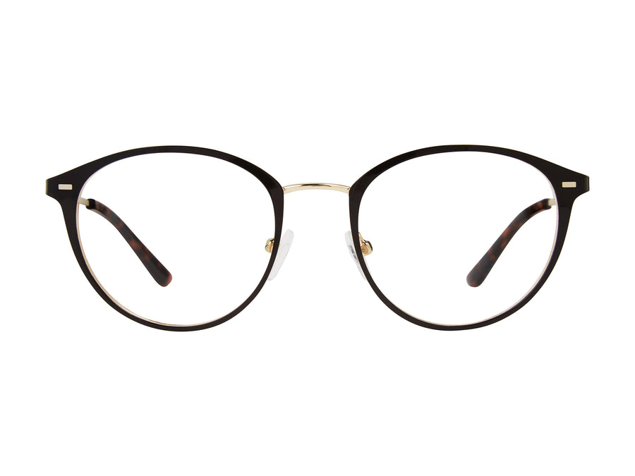 Prive Revaux  Round Frames - MIDTOWNER Brown Gold