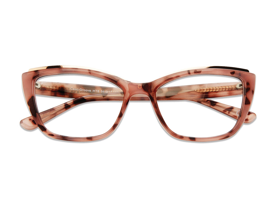 Prive Revaux Square Frame - COCO GROVE Pink Havana