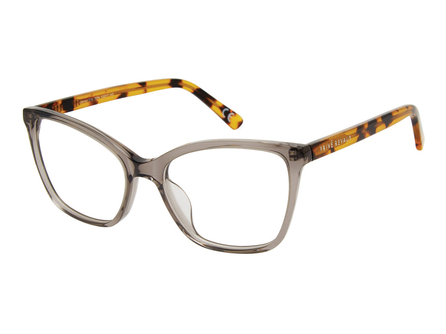 Prive Revaux Cat-Eye Frame - LEMON CITY Grey Havana