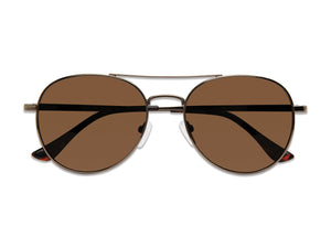 Prive Revaux Round sunglasses - THE MARLIN/S Silver Brown