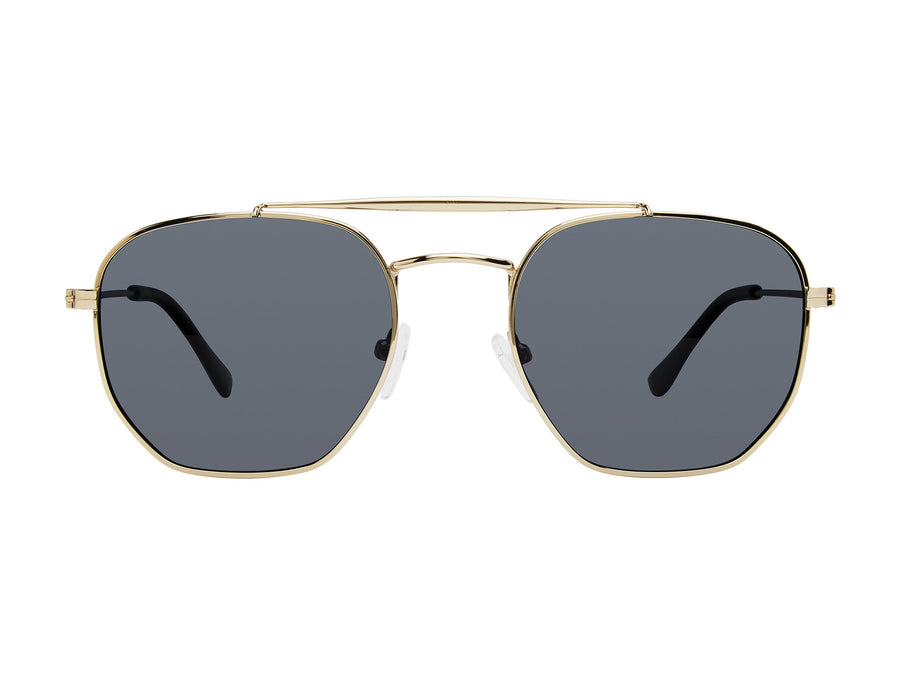 Prive Revaux Aviator Sunglasses - PALMADOR/S Gold Grey