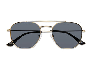 Prive Revaux Aviator Sunglasses - PALMADOR/S Gold Grey