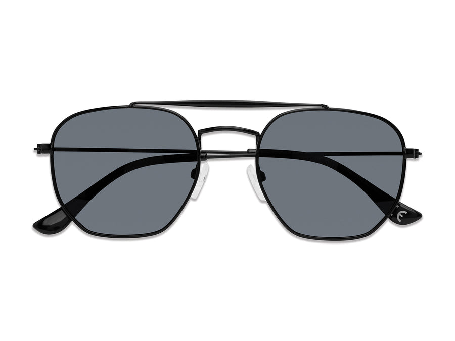 Prive Revaux Aviator Sunglasses - PALMADOR/S Black