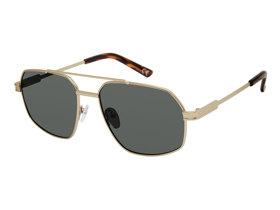 Prive Revaux Square Sunglasses - SO PRIME/S Gold Grey