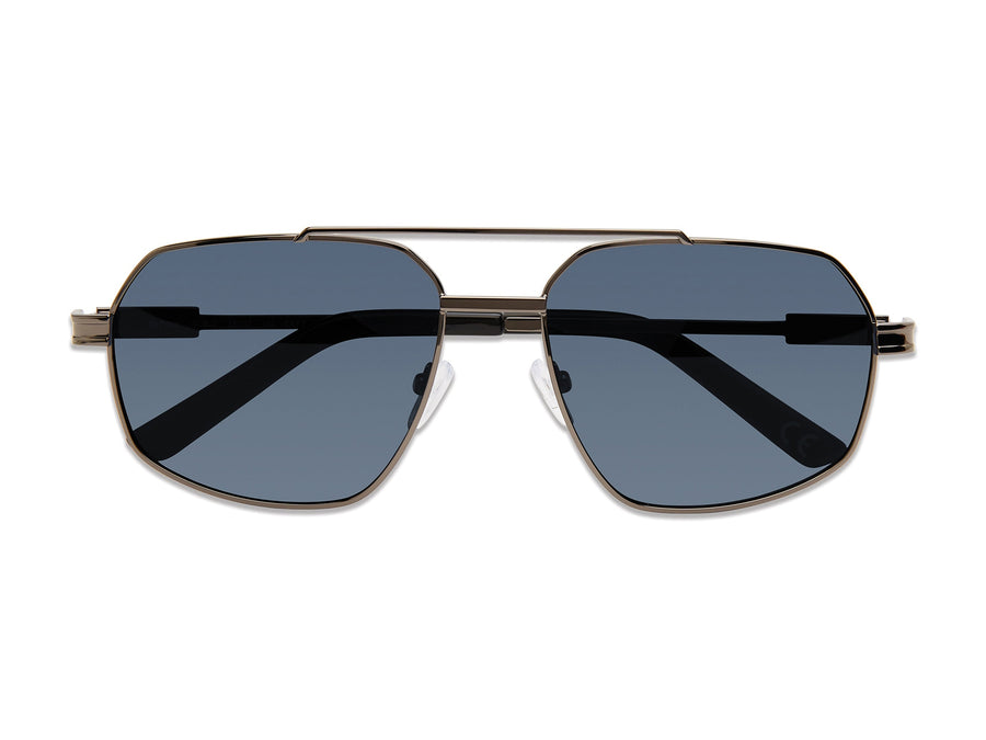 Prive Revaux Square Sunglasses - SO PRIME/S Silver Blue