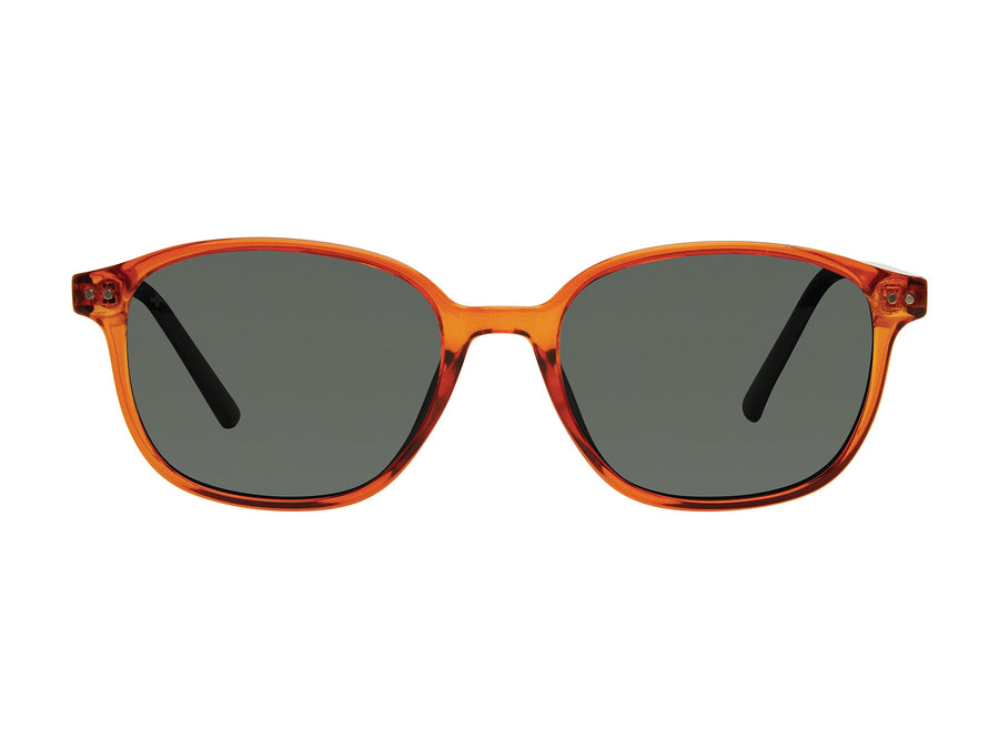 Prive Revaux Round Sunglasses - THE DADE/S Orange Yellow