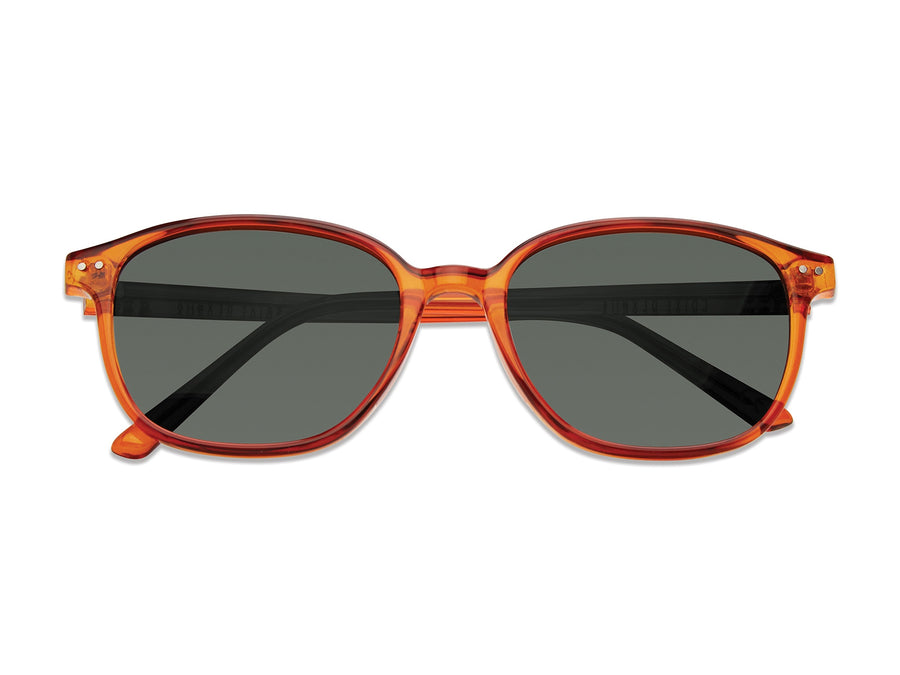 Prive Revaux Round Sunglasses - THE DADE/S Orange Yellow