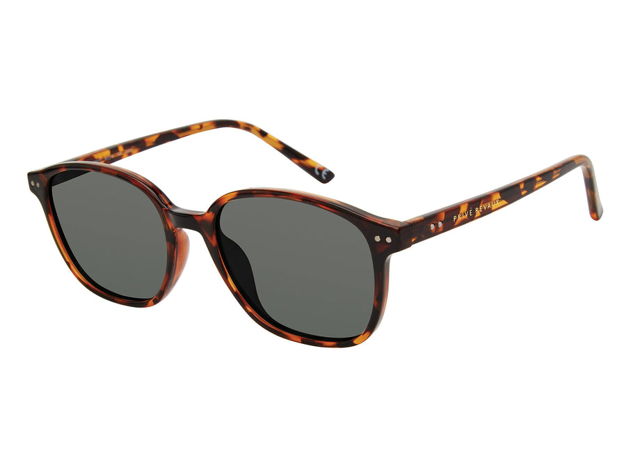 Prive Revaux Round Sunglasses - THE DADE/S Brown Havana