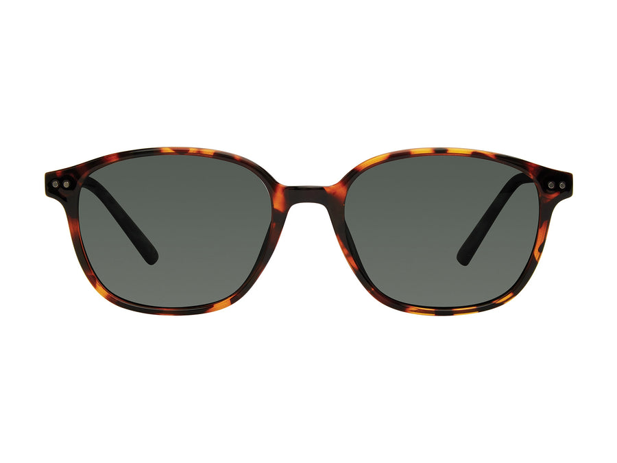 Prive Revaux Round Sunglasses - THE DADE/S Brown Havana