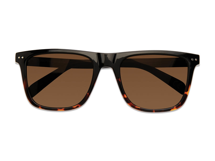 Prive Revaux Square Sunglasses - THE LINCOLN/S Black Havana