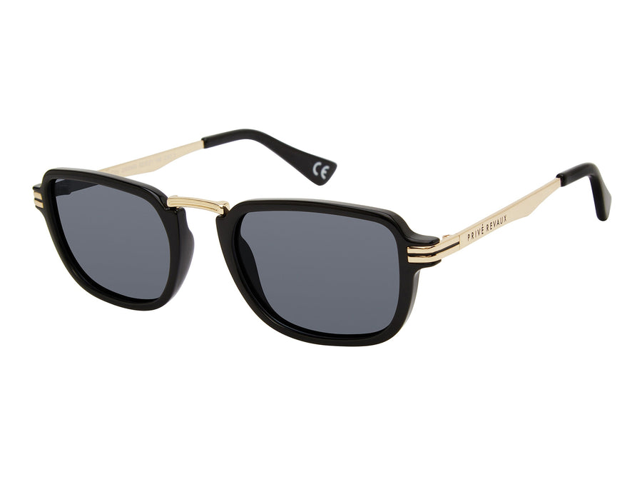 Prive Revaux Square Sunglasses - THE CITY/S Black Gold