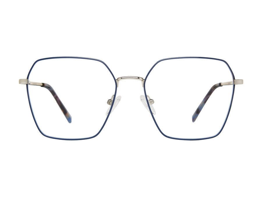 Prive Revaux  Square Frames - BOHO BLUE SILVER