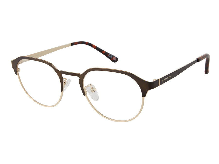 Prive Revaux  Round Frames - THE END BROWN GOLD