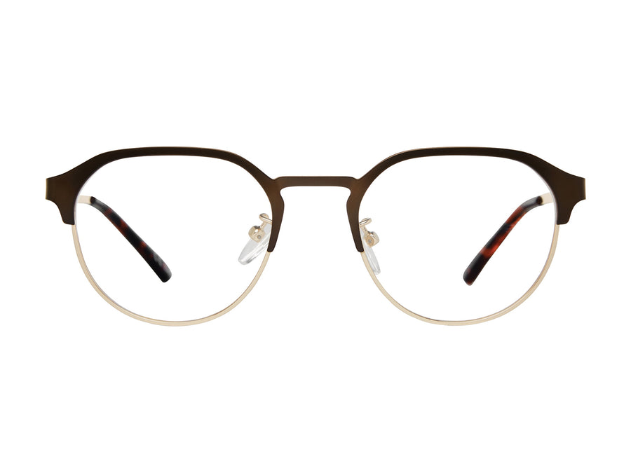 Prive Revaux  Round Frames - THE END BROWN GOLD