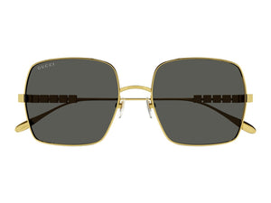 Gucci Square Sunglasses - GG1434S Matte Gold