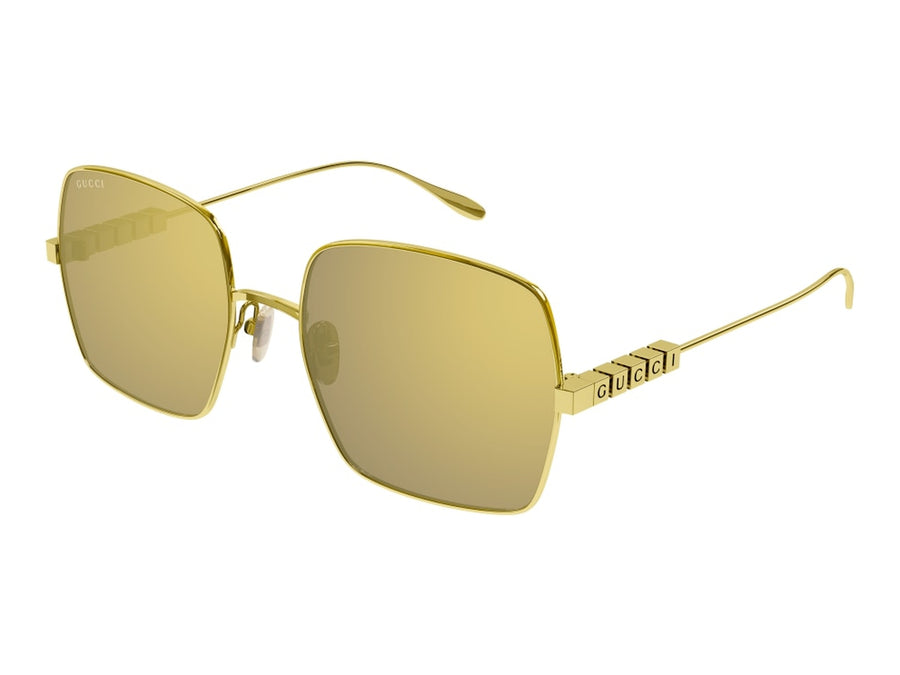 Gucci Square Sunglasses - GG1434S Gold