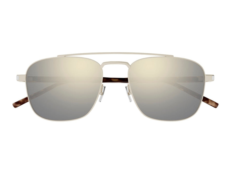 Saint Laurent Square Sunglasses - SL 665 Matte Silver