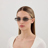 Bottega Veneta Round Sunglasses