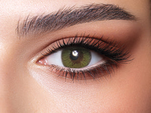 Bella Glow Colored Lenses - Lime Green