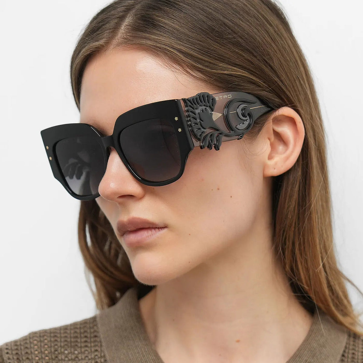Etro Square Sunglasses