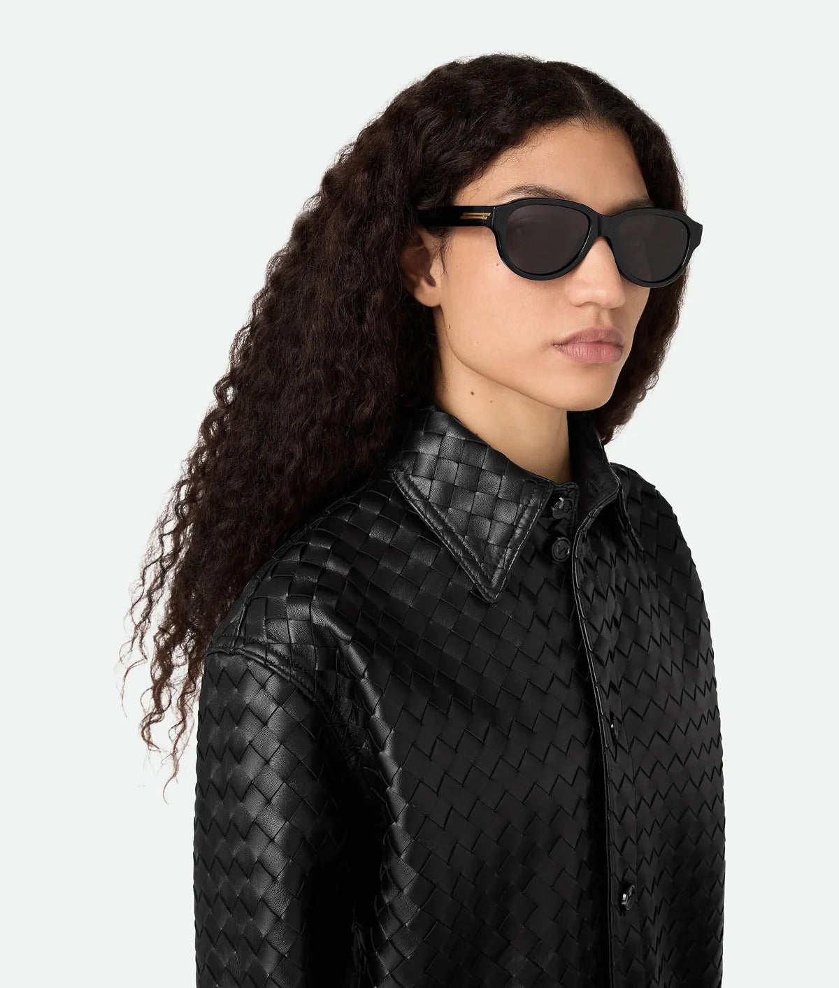 Bottega Veneta Round Sunglasses