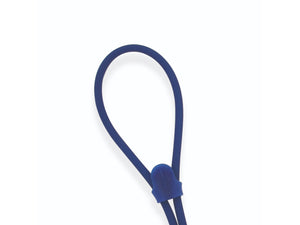 Medium adjustable  silicone cord- blue