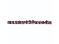 Prague bead chain in purple pearl