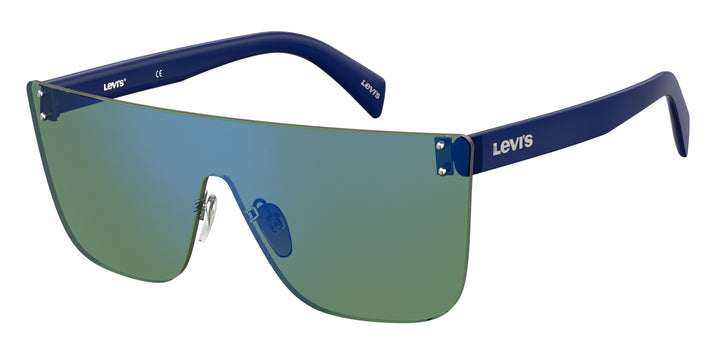 Levi's womens Lv 5006/S Sunglasses, Blue/Silver Mirrored Shaded, 55mm 16mm  US