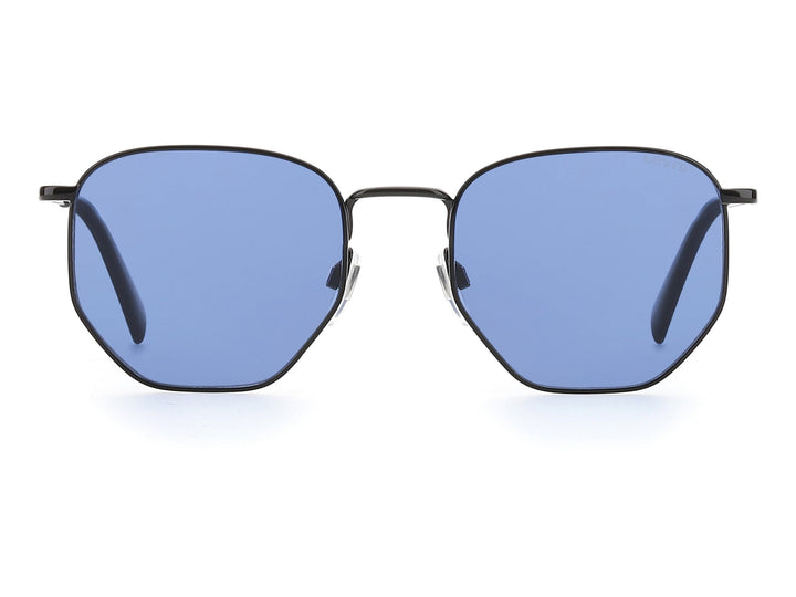 LEVI'S LV 5000S J5G 1V Sunglasses Gold Frame Blue Shaded Gold Mirror  Lenses 56mm