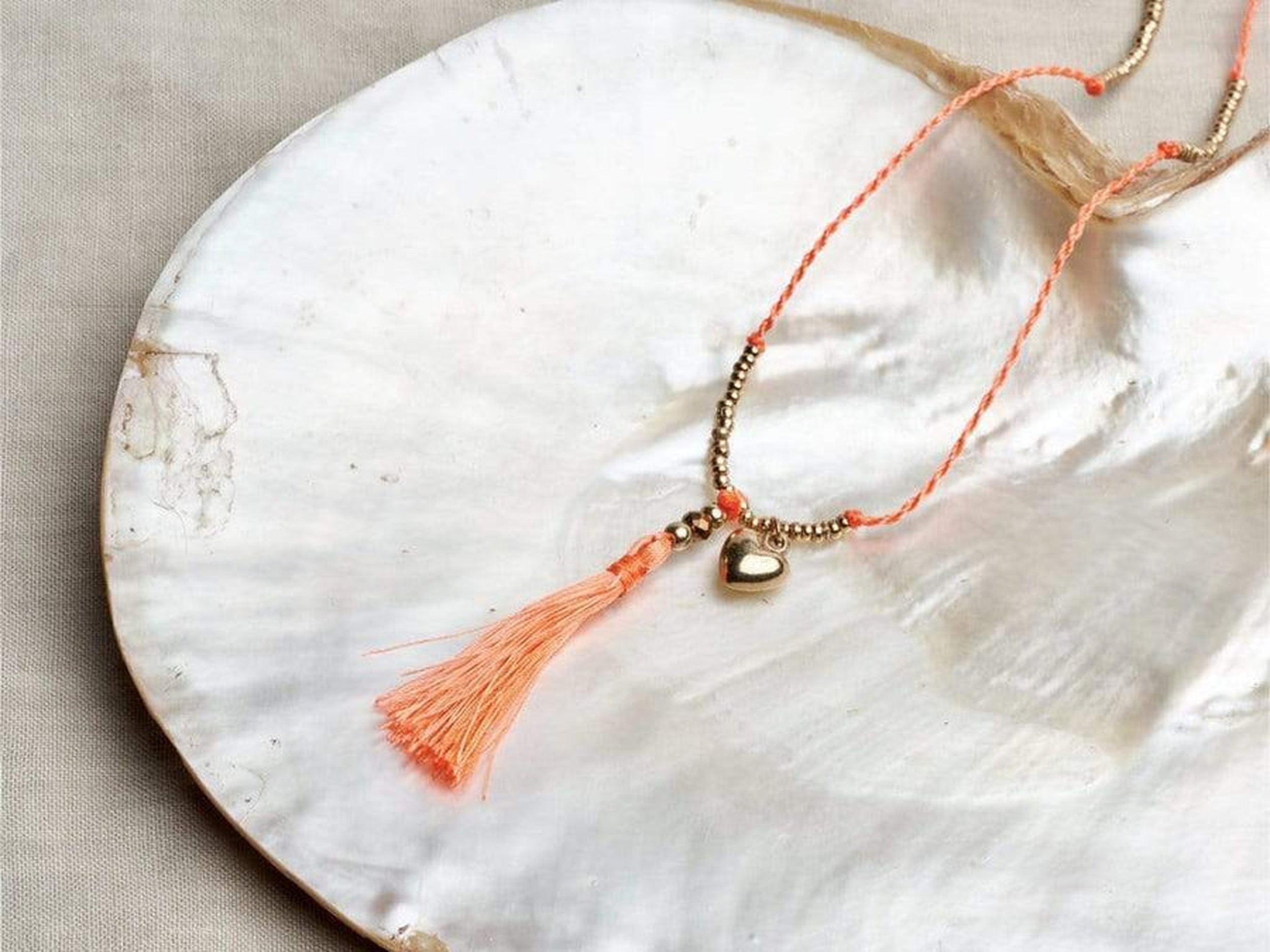 Mc Tassel coral pink